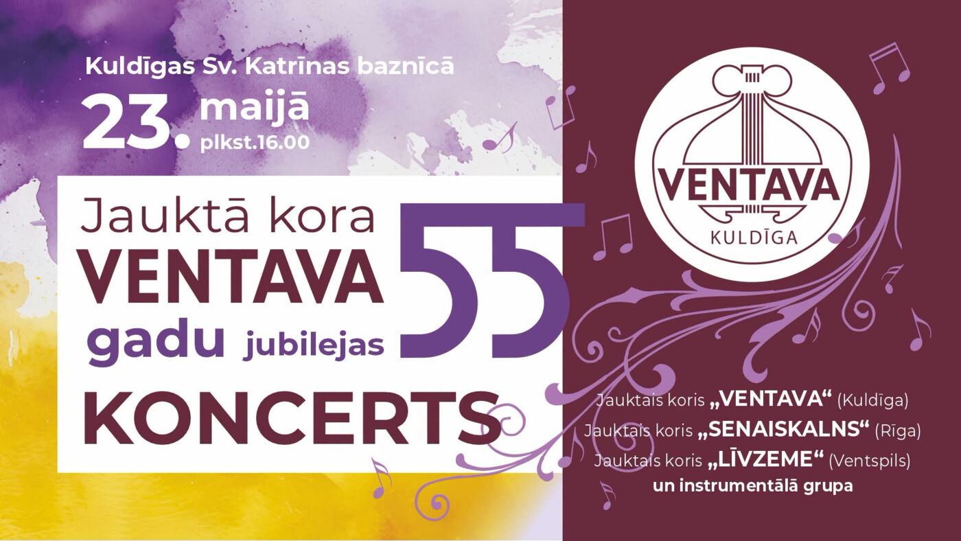 Jauktā kora "Ventava" jubilejas koncerts 